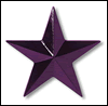 Zip Sign Letters - Cast Metal Plaques Colors 2287-Purple
