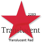 Channel Sign Letters Colors 2283 Translucent Red